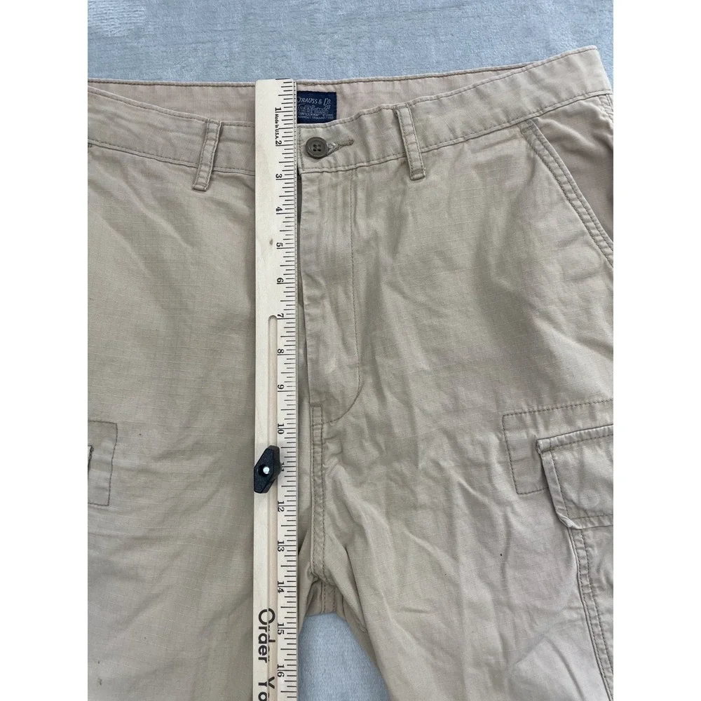 Levi's Cargo Shorts Men Tan Ripstop Utility Outdoor Shorts